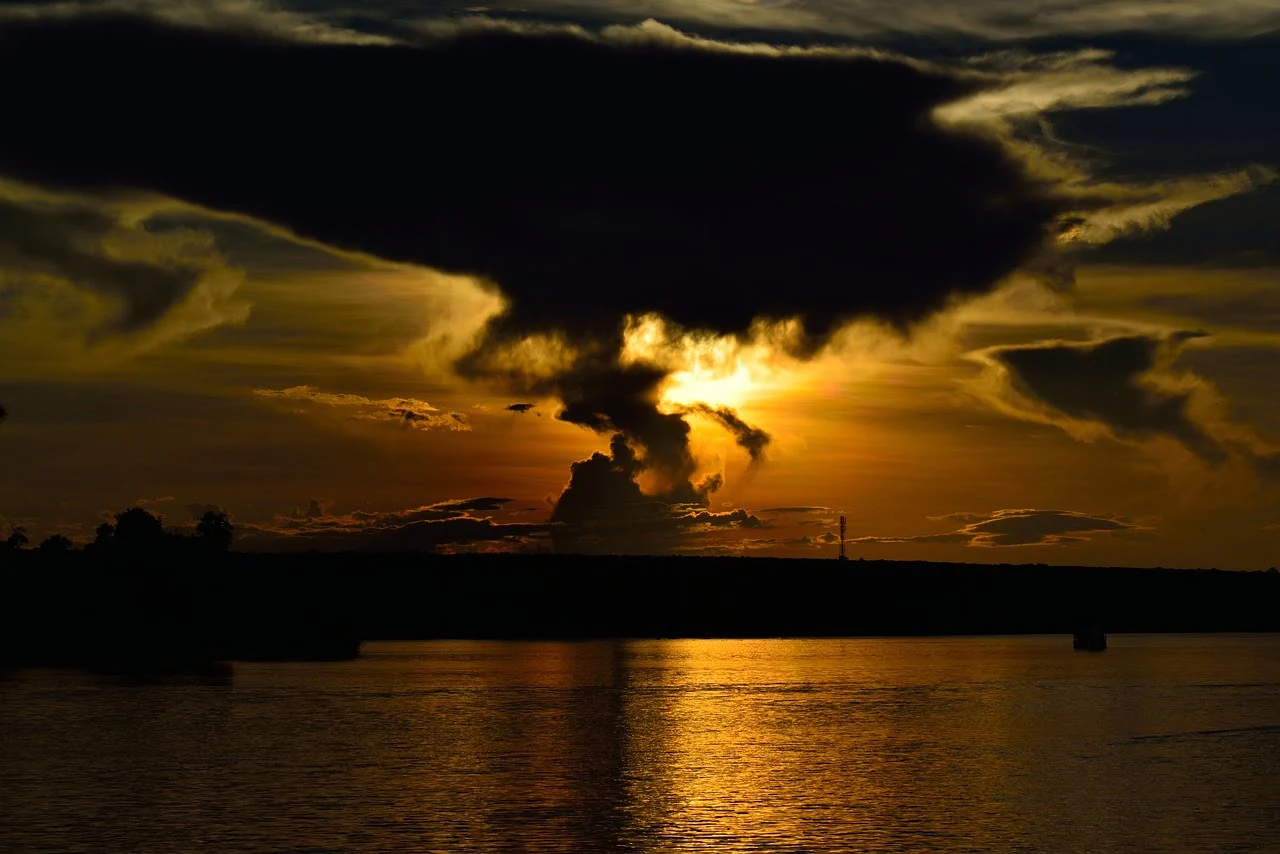 Sunset on Zambezi River