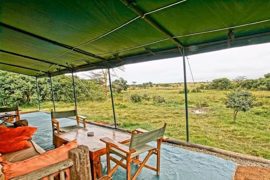 Porini Rhino Camp Mess View