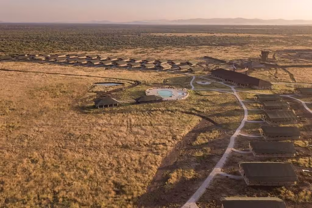 Maisha Sweetwaters Camp Arial View