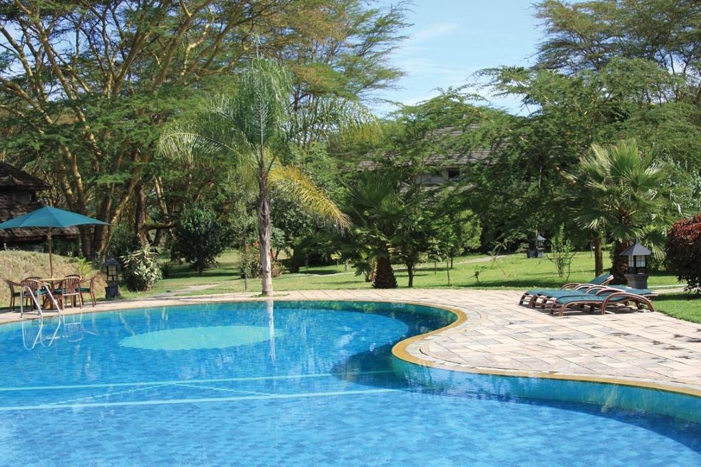 Lake Naivisha Simba Lodge Pool Area