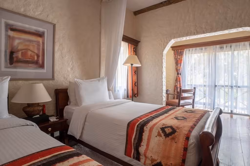 Sarova Lion Hill Game Lodge Bedroom Twin