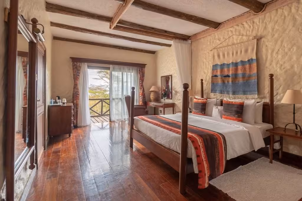 Sarova Lion Hill Game Lodge Bedroom Spacious