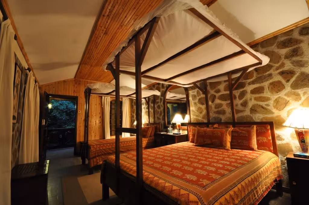 Fig Tree Camp Stone Wall Room