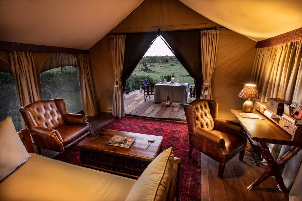 Mara Nyika Camp Tent Seating
