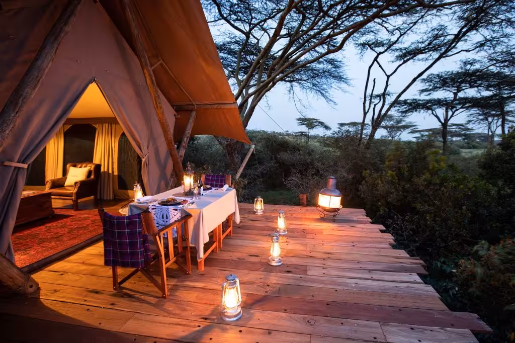 Mara Nyika Camp Private Candlelight
