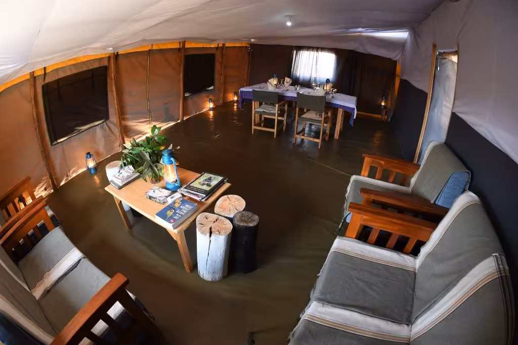 Zebra Plains Mara Camp Seating