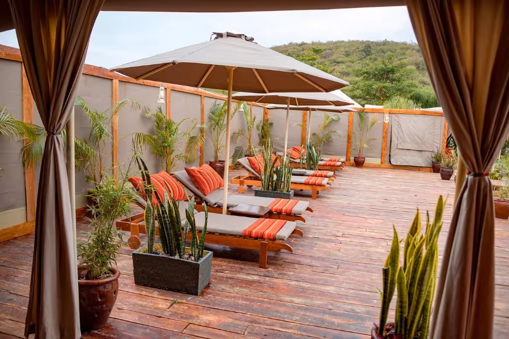 Zebra Plains Mara Camp Relaxing Sunbeds