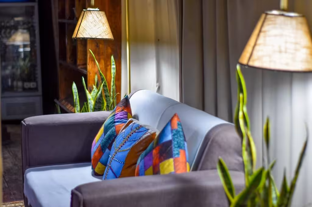 Zebra Plains Mara Camp Lounge Light