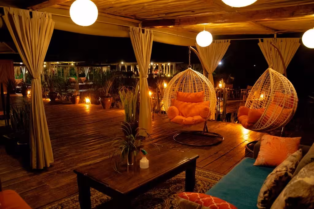 Zebra Plains Mara Camp Evening Interior