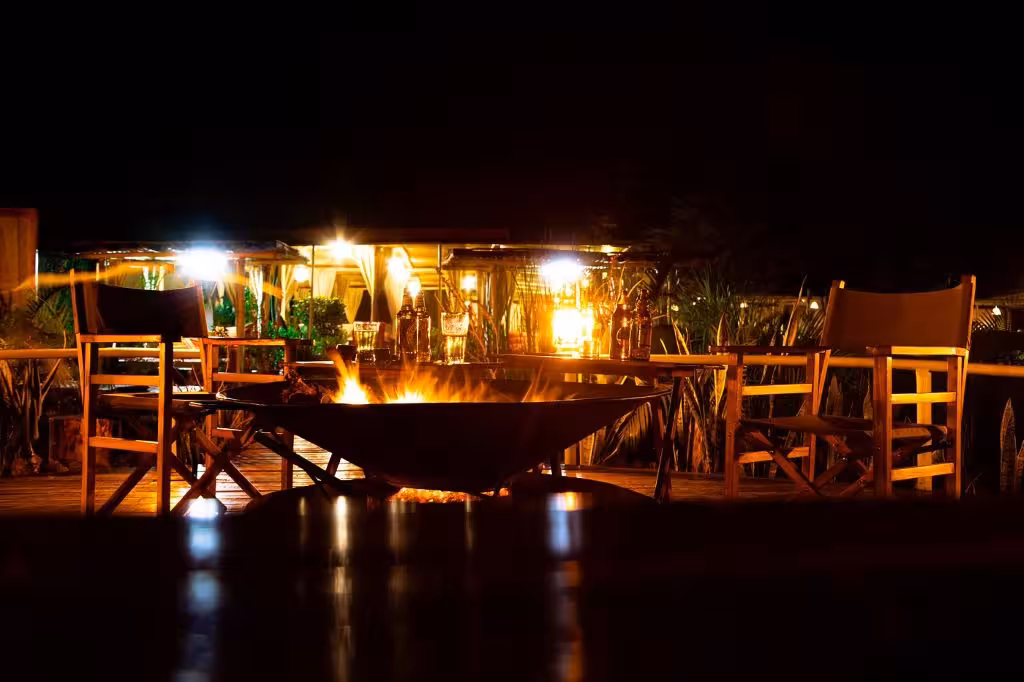 Zebra Plains Mara Camp Evening Exterior