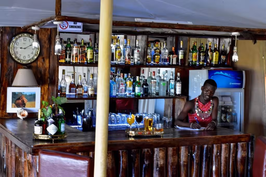 Zebra Plains Mara Camp Bar Area