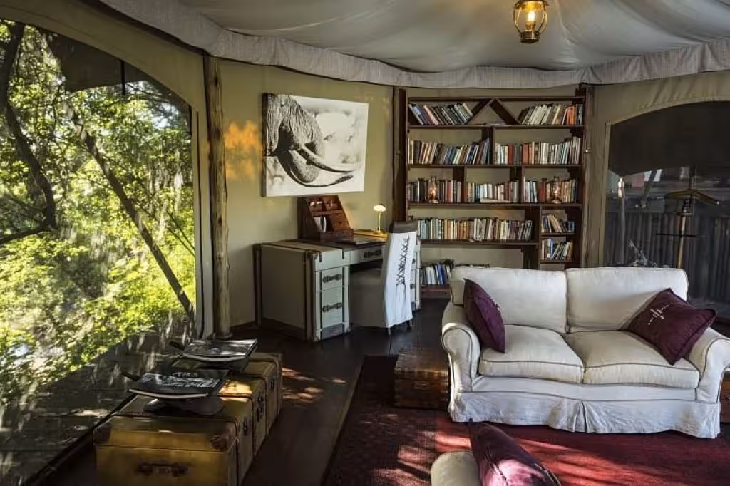Mara Plains Camp Lounge Area