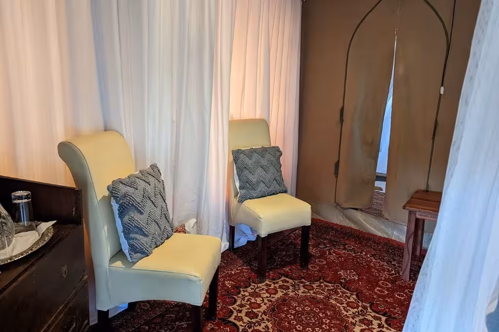 Mara Crossings Camp Cozy Sitting