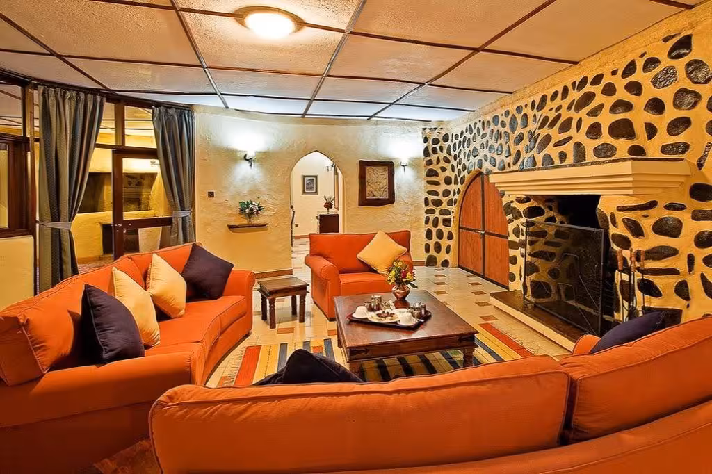 Amboseli Sopa Lodge Sitting Room