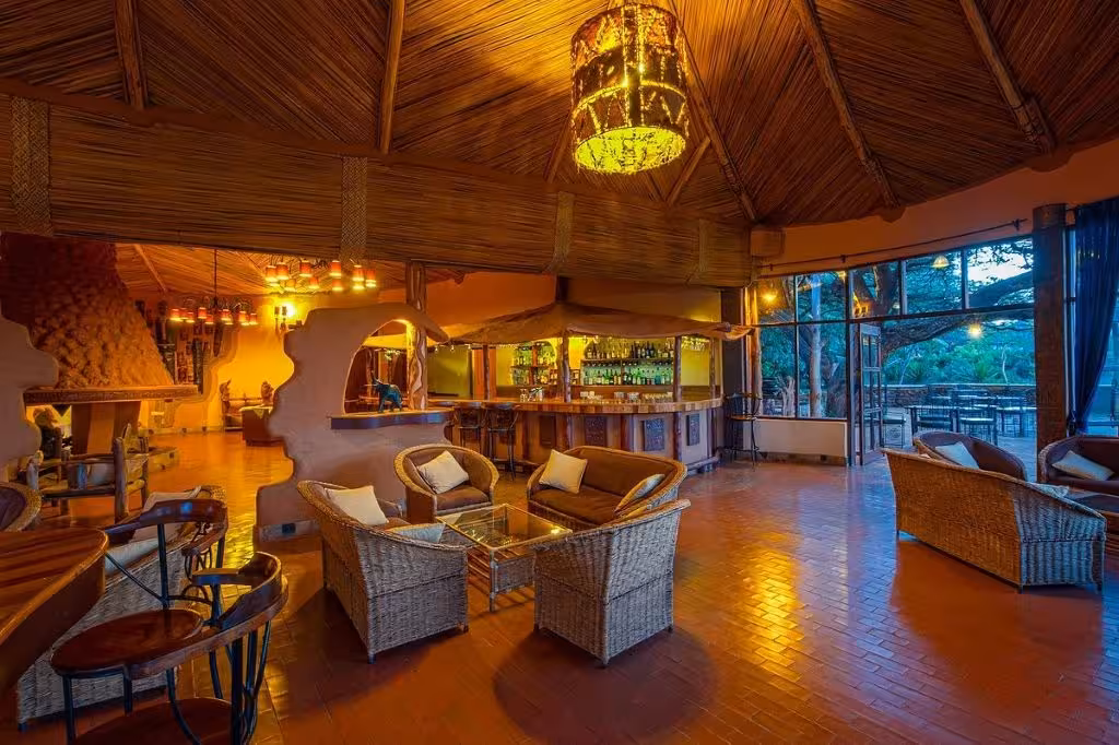 Amboseli Sopa Lodge Bar Area