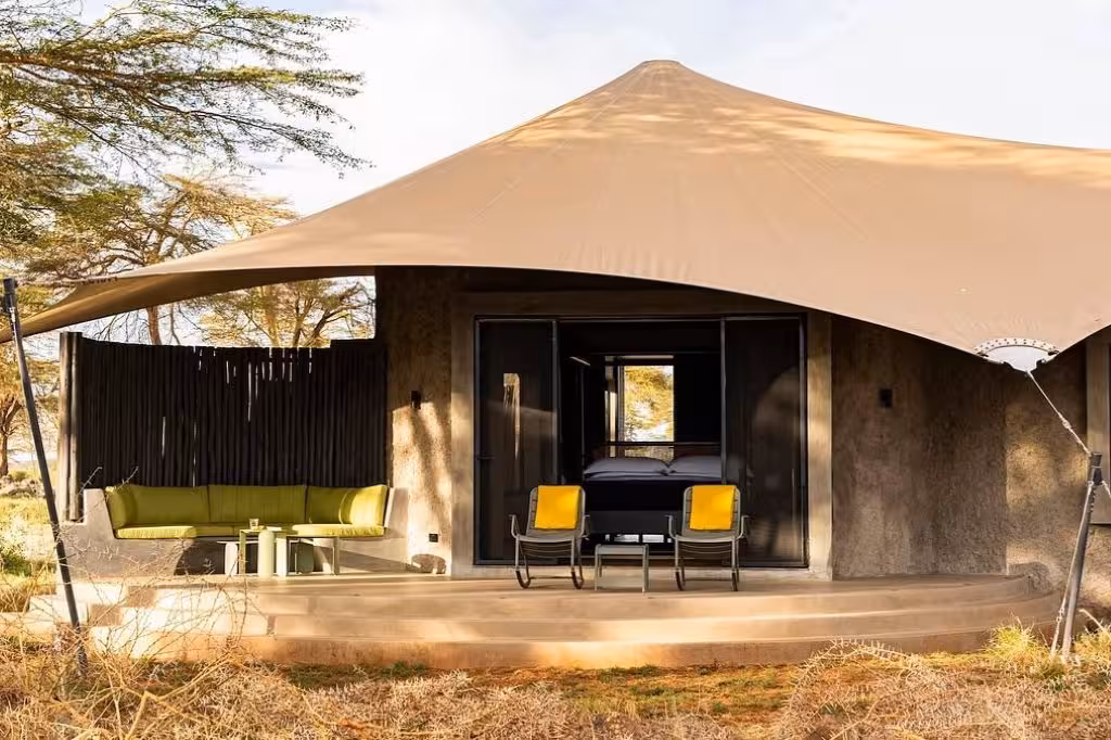 Angama Amboseli Tent Veranda