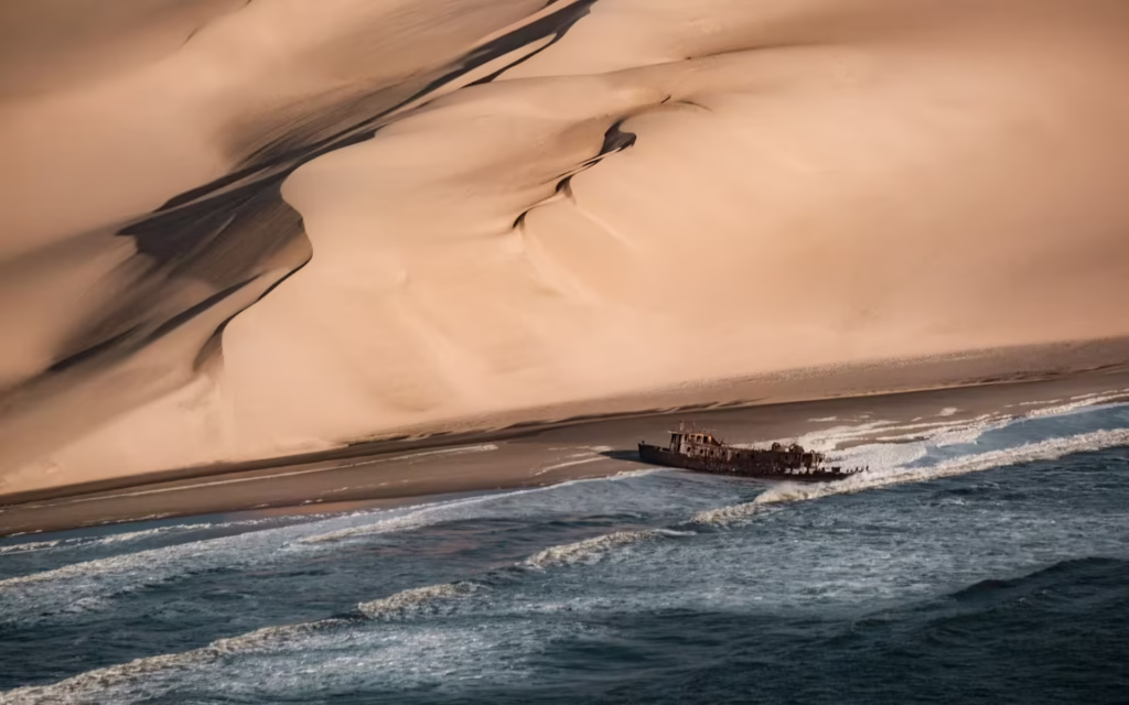 the shawnee shipwreck namibia