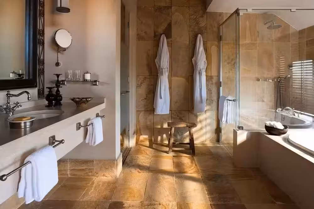 Four Seasons Safari Lodge Serengeti Luxury Villa Bathroom